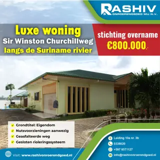 Sleutelklare koopwoning in Suriname