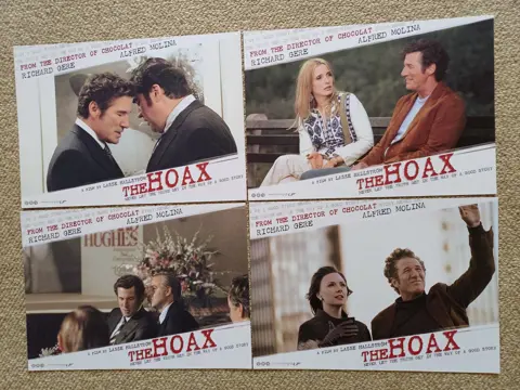 THE HOAX lobbycard set.