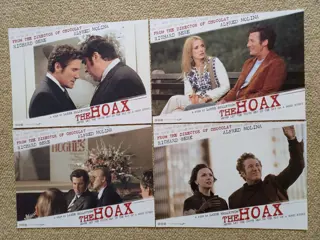 THE HOAX lobbycard set.