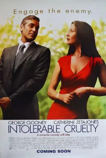 INTOLERABLE CRUELTY filmposter.