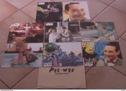 PEE WEE ' S BIG ADVENTURE lobbycard set.