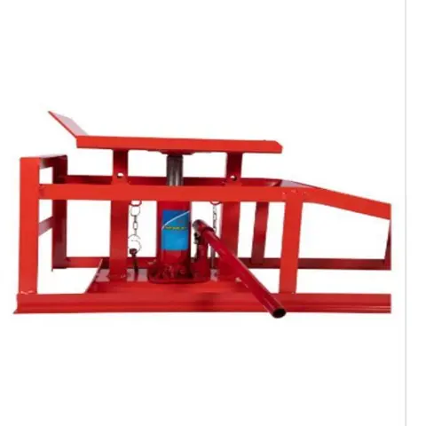 Oprijbok / oprijbrug met ingebouwde krik. set 2stuks