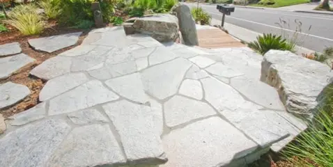 Brasil White Flagstone / breuksteen