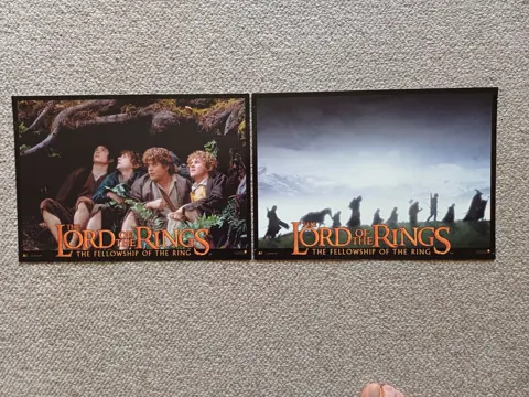 The Lord of the Rings The Fellowship of the Ring lobbycard set.