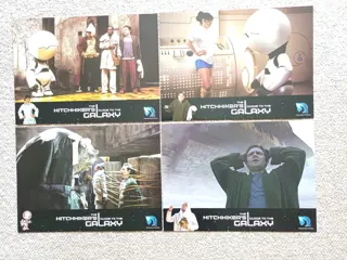 THE HITCHHIKER ' S GUIDE to the GALAXY lobbycard set.