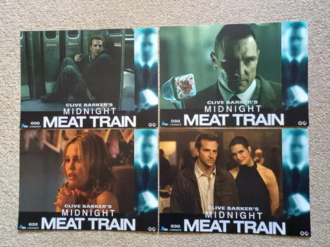 THE MIDNIGHT MEAT TRAIN NED. lobbycard set.