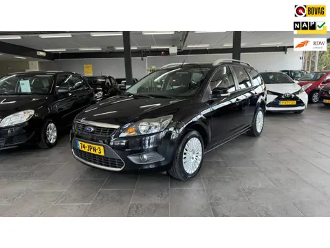 Ford Focus Wagon 1.8 Titanium Flexi Fuel navi clima cruise controle elektrische pakket parkeersensor