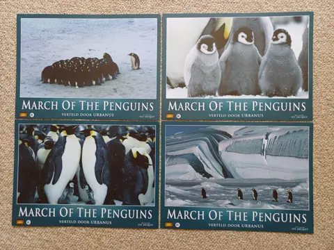 MARCH OF THE PENGUINS lobbycard set.
