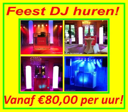 De beste feest dj, bruiloft dj - €320,00