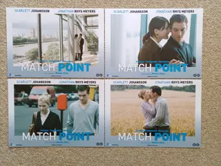 MATCH POINT lobbycard set.