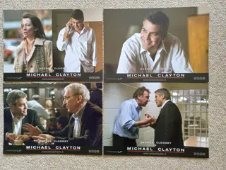 MICHAEL CLAYTON lobbycard set.