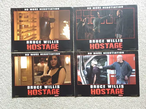 HOSTAGE lobbycard set.