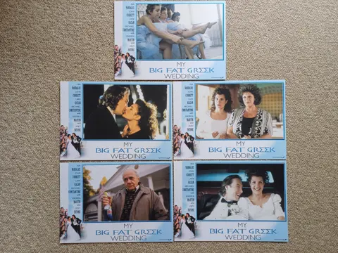 MY BIG FAT GREEK WEDDING NED. lobbycard set.