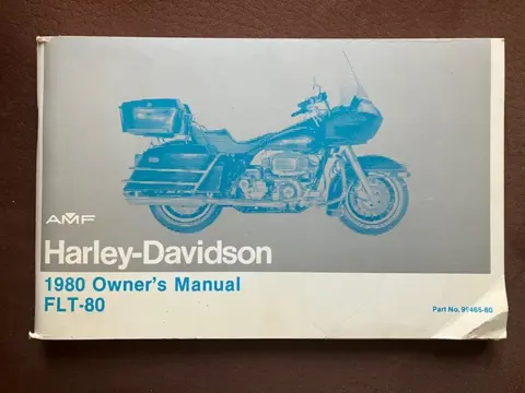 Harley-Davidson 1980 Owner's Manual FLT-80