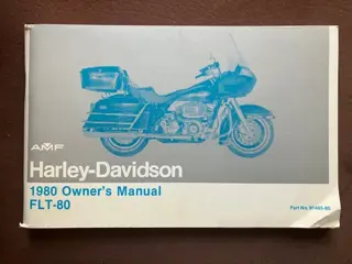 Harley-Davidson 1980 Owner's Manual FLT-80