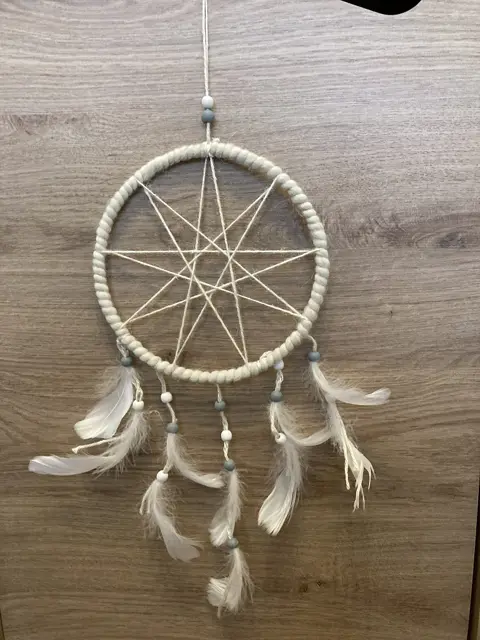 DROMENVANGER WIT 20CM NIEUWen, veren