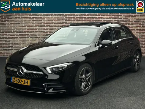 Mercedes-Benz A-klasse 180 AMG Line Burmeister Panorama Dealer Ondrh en Garantie