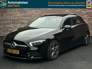 Mercedes-Benz A-klasse 180 AMG Line Burmeister Panorama Dealer Ondrh en Garantie