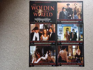 HET WOEDEN DER GEHELE WERELD lobbycard set.