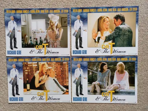 DR. T & THE WOMEN lobbycard set.