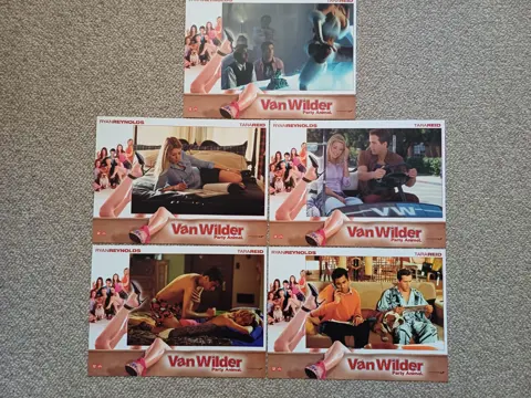 VAN WILDER PARTY ANIMAL lobbycard set.