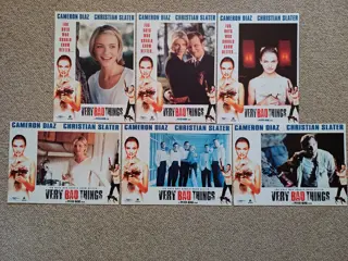 VERY BAD THINGS lobbycard set.