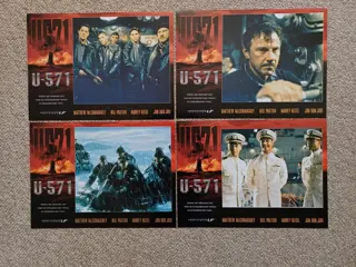 U - 571 lobbycard set.