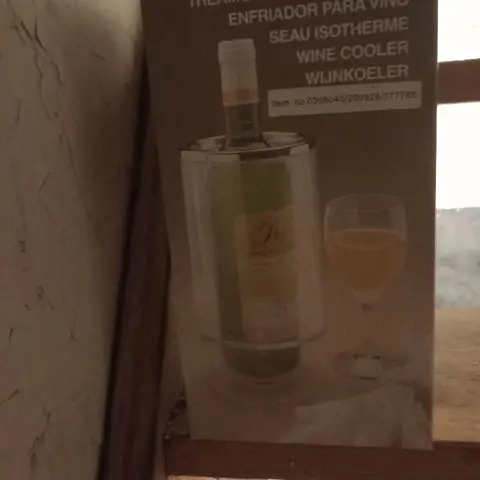 wijnkoeler, dubbelwandig