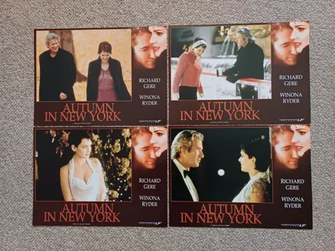 AUTUMN IN NEW YORK lobbycard set.
