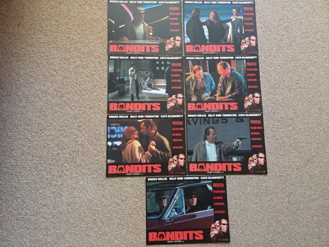 BANDITS lobbycard set.
