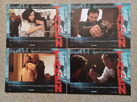 TAKEN lobbycard set.