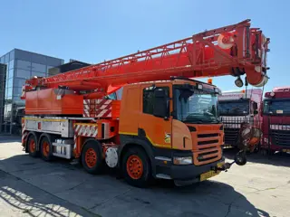 Scania P380 8X4 + FAUN HK40 + FLYJIB + BALLASTBL. 6,9 TON - 4.305 HOURS