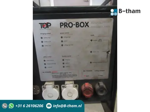 TOP PRO-BOX omvormer + las apparaat