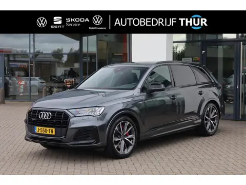 Audi Q7 55 TFSI e quattro Pro Line S 380PK / 280kW Hybride, Lederen bekleding, 21" LMV, honingraat, 