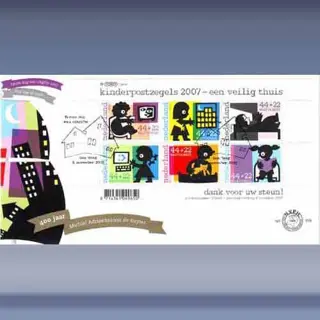 Kinderzegels (blok) (6-11-2007)