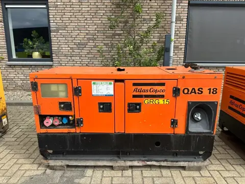 Atlas-Copco QAS 18 Yanmar Mecc Alte Spa 18 kVA Silent generatorset