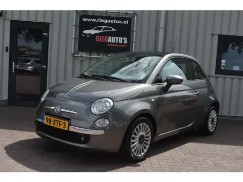 Fiat 500 0.9 TwinAir Lounge. Airco koud, panoramadak!!