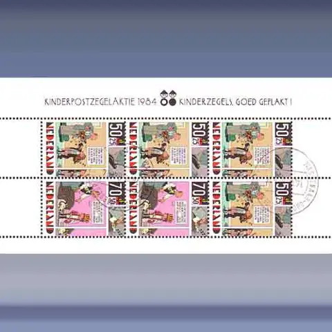 Kinderzegels (blok) (1984)