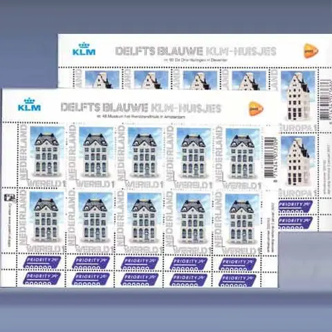 Delftseblauwe KLM huisjes (2012)
