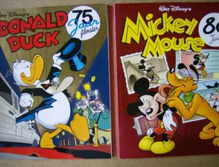 Donald 75 en mickey 80 jaar adv. 305