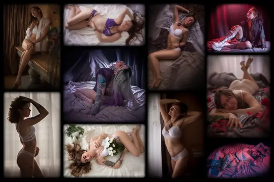 Een unieke sensuele of intieme fotosessie, gewoon bij jezelf thuis.