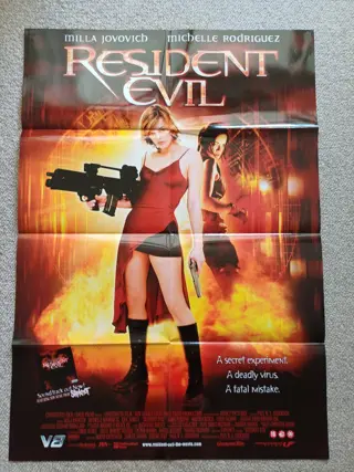 RESIDENT EVIL NED. filmposter.
