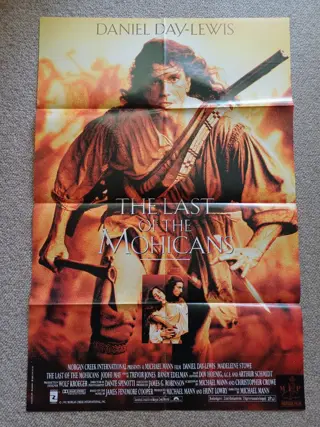 THE LAST OF THE MOHICANS filmposter.