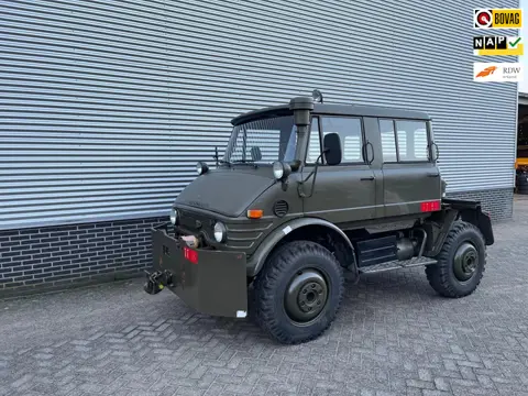 Mercedes-Benz Unimog 406 Doka Vliegtuigsleper Nieuwstaat!