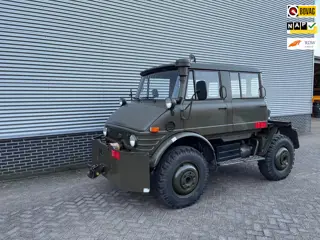 Mercedes-Benz Unimog 406 Doka Vliegtuigsleper Nieuwstaat!