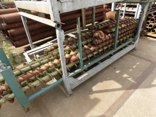 Atlas-Copco avegaar boorpijpen.