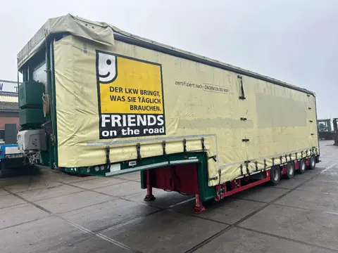 MEUSBURGER 4 axel steering, Double extendable up to 28 meters, extendable up to 3.2 meters, radio co