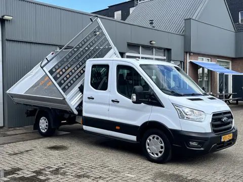 Ford Transit 350 2.0 TDCI DC 3-zijdenkipper Airco Cruise controle Trekhaak 2800kg Telefoonvoorbereid