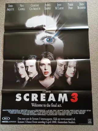 SCREAM 3 NED. filmposter.