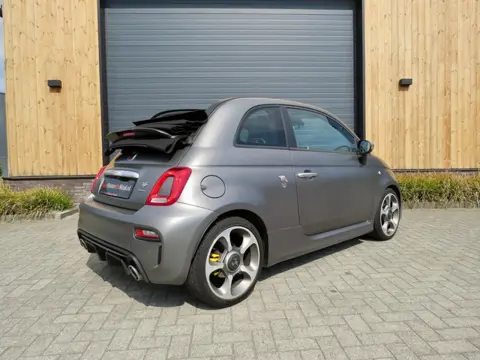 Fiat 500 C Abarth 595 Turismo mat grijs *Leder*Carplay*Uniek